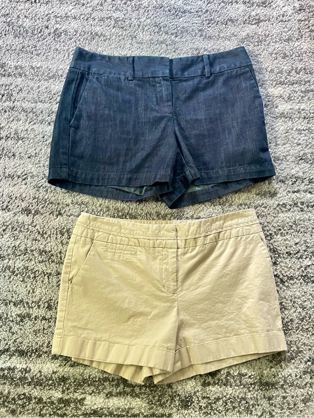 Express + LOFT  Women’s Shorts - Navy and Khaki